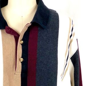 Chaps RL Long Sleeve Polo (vintage) M